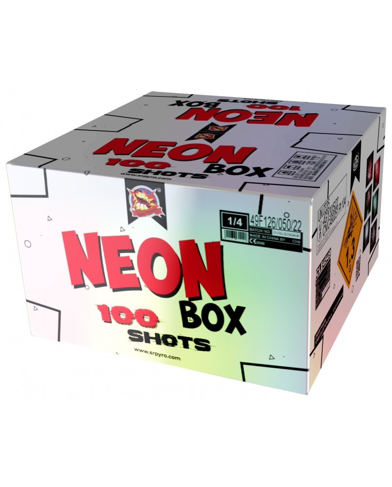 Zahradní ohňostroj Neon box 100 ran