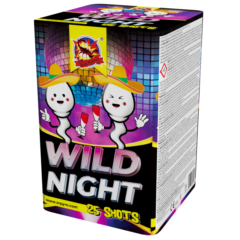 Kompaktní ohňostroj WILD NIGHT 25 ran