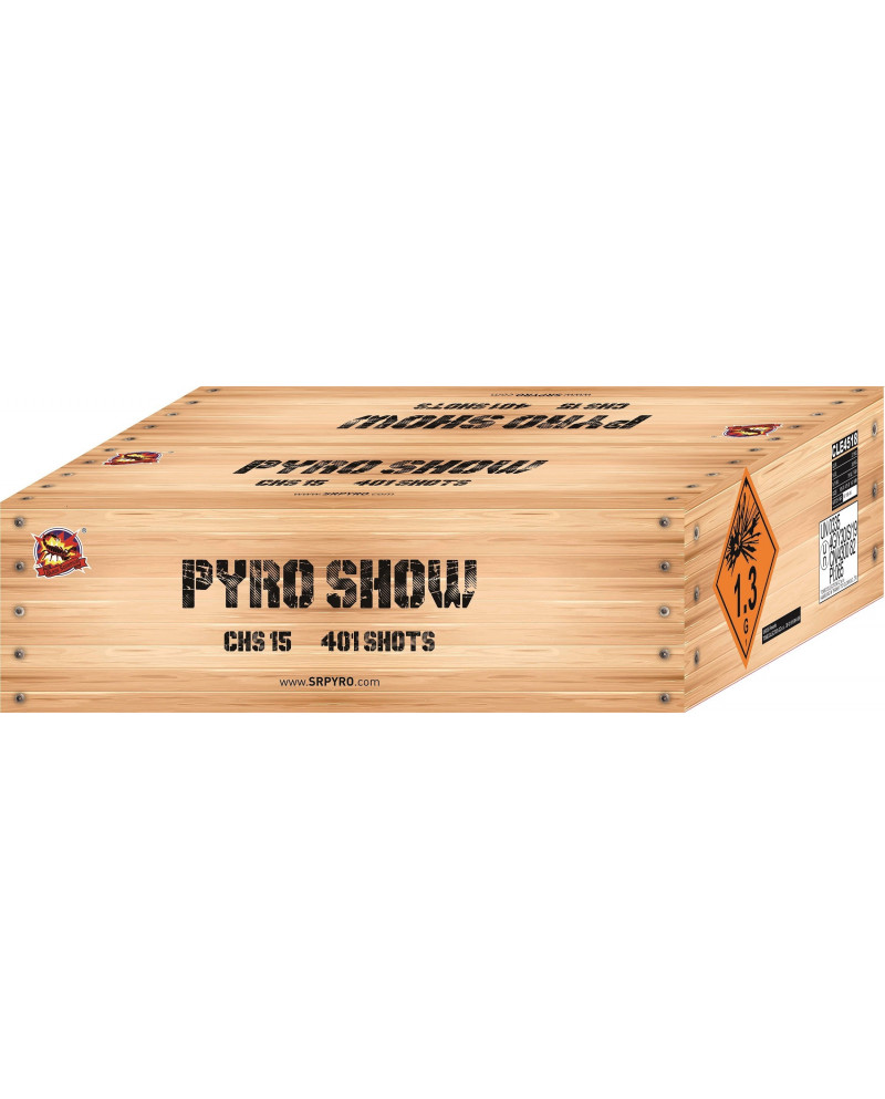 Zahradní ohňostroj PYRO SHOW 274 ran
