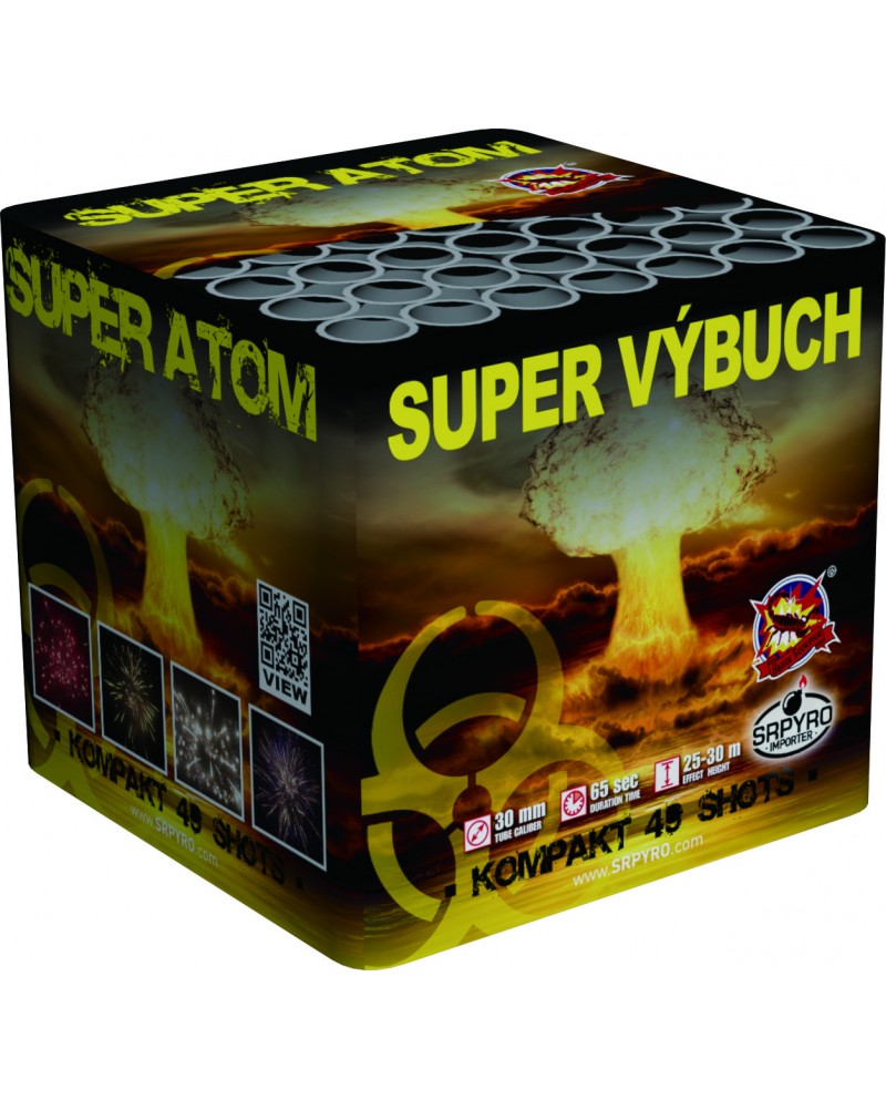 Kompaktní ohňostroj SUPER ATOM 49 ran
