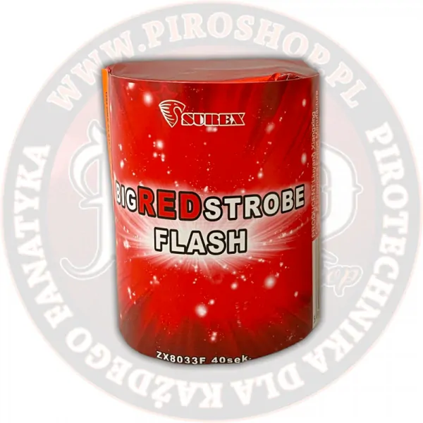 Stroboskop červený