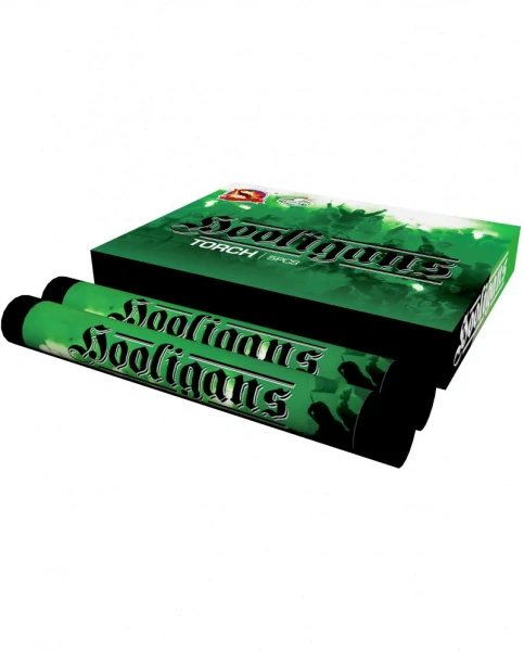 Pochodeň HOOLIGANS zelená 1 ks