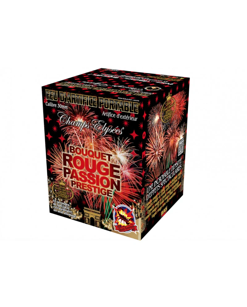 Kompaktní ohňostroj Rouge Passion Prestige 25 ran