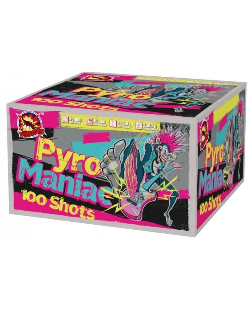 Zahradní ohňostroj Pyro Maniac 100 ran