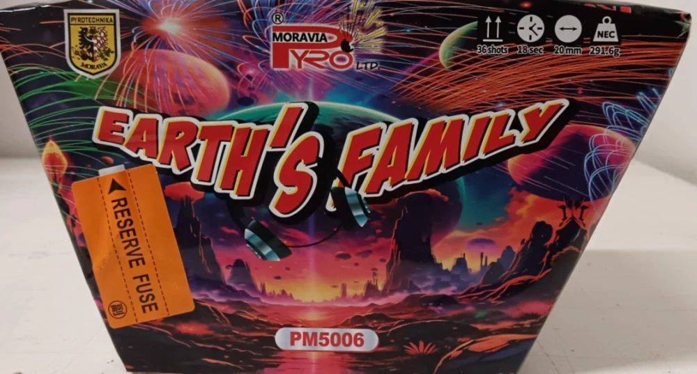 Tichý ohňostroj Silent EARTHS FAMILY 36 ran