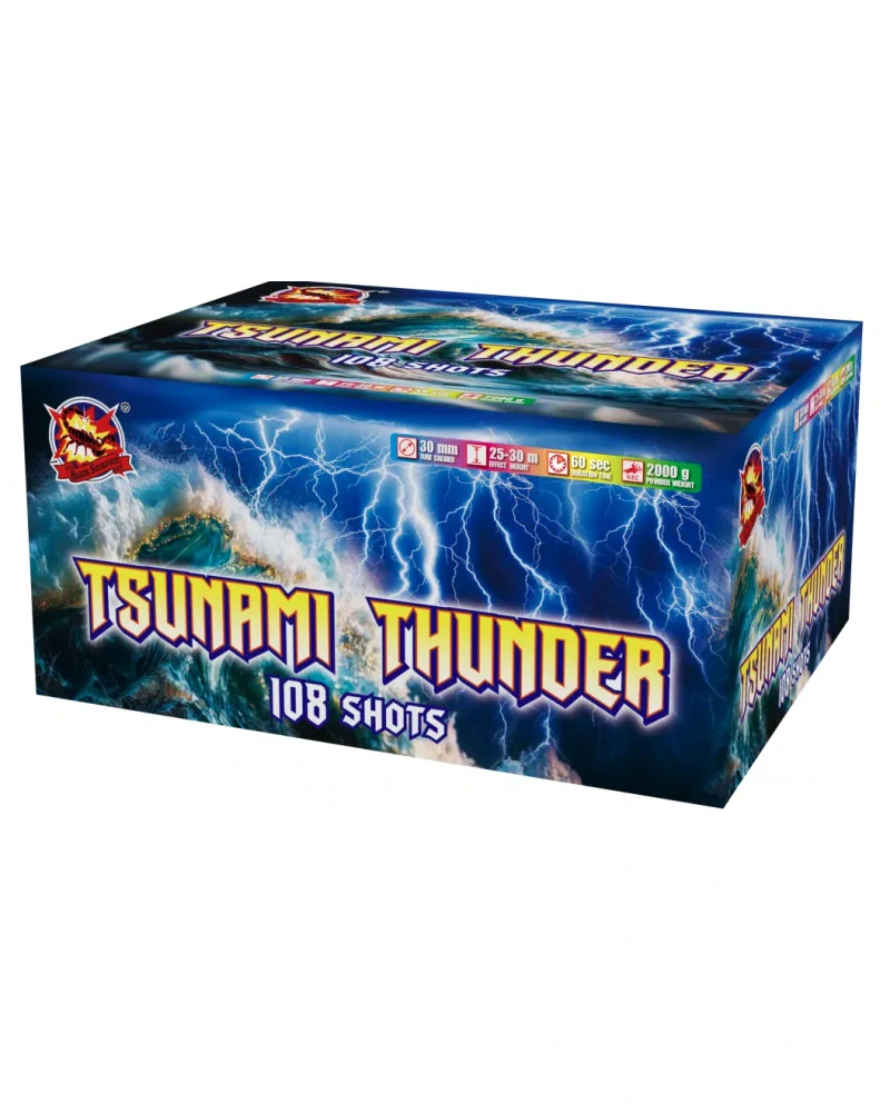 Zahradní ohňostroj Tsunami Thunder 108 ran