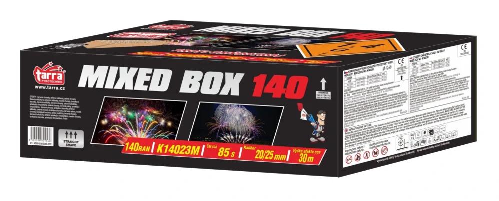 Zahradní ohňostroj MIXED BOX 140 ran