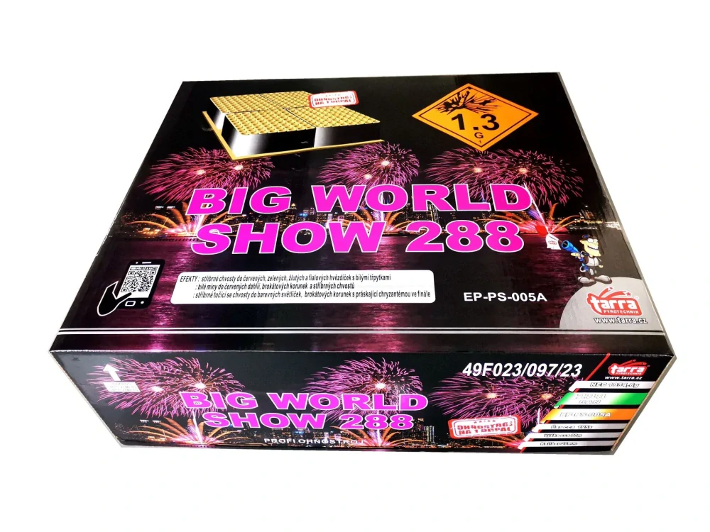 Zahradní ohňostroj BIG WORLD SHOW 288 ran