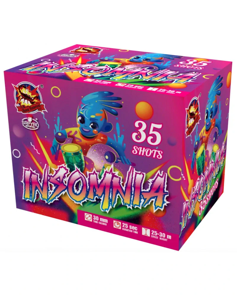 Kompaktní ohňostroj Insomnia 35 ran