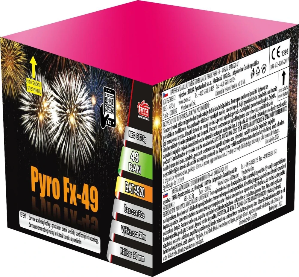 Kompaktní ohňostroj PYRO FX-49 (49 ran)
