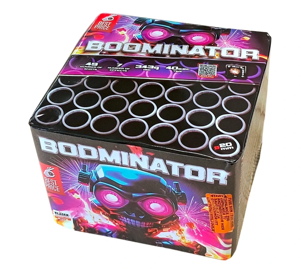 Kompaktní ohňostroj Boominator 49 ran