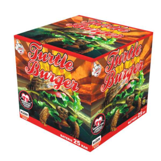 Kompaktní ohňostroj TURTLE BURGER 25 ran