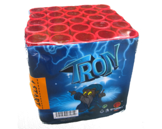 Tichý kompaktní ohňostroj TRON 25 ran