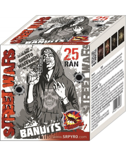 Kompaktní ohňostroj Street wars 25 ran