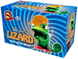 Zahradní ohňostroj Lizard 50 ran